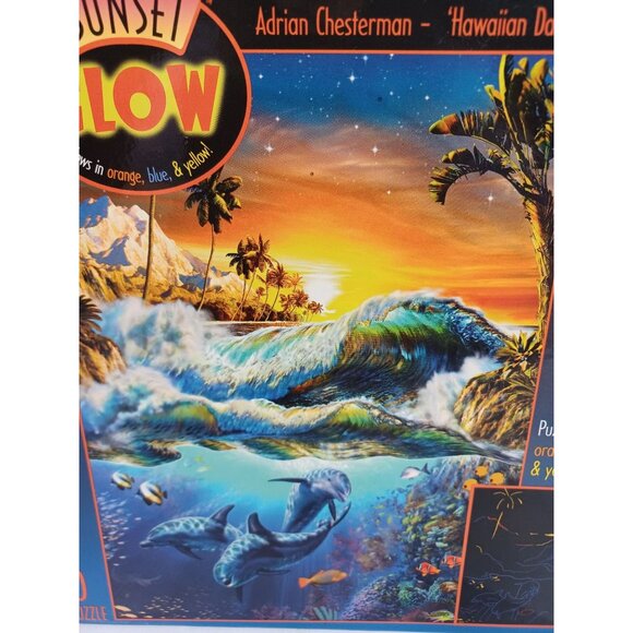 Ceaco 750 Piece Puzzle Sunset Glow Hawaiian Dawn  Adrian Chesterman Vintage 2005 - Picture 4 of 9